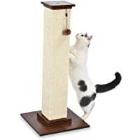 Los mejores  - Amazon Basics - Poste rascador para gatos de primera calidad- alto y grande- 40-6x88-9x40-6 cm- madera